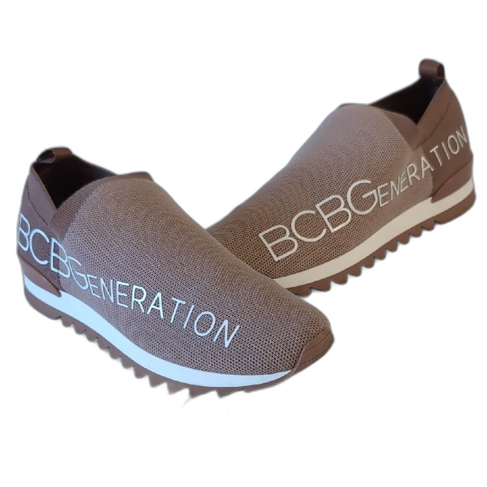Unisex BCBGeneration Brown Sneakers with Slip-On Design Womens Size 9 Mens 7.5 - Picture 12 of 12